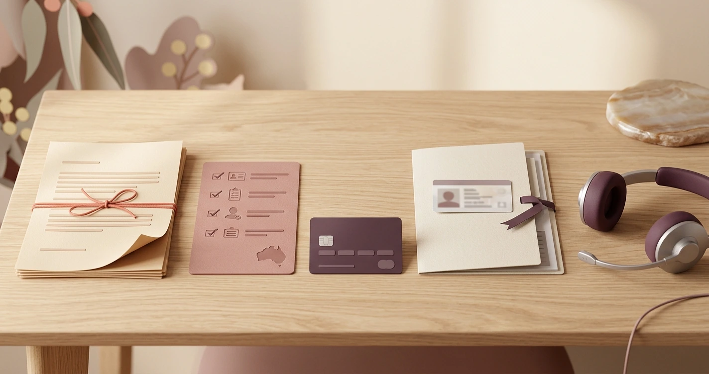 Editorial checklist illustrating terms, licence, payments, KYC and support checks